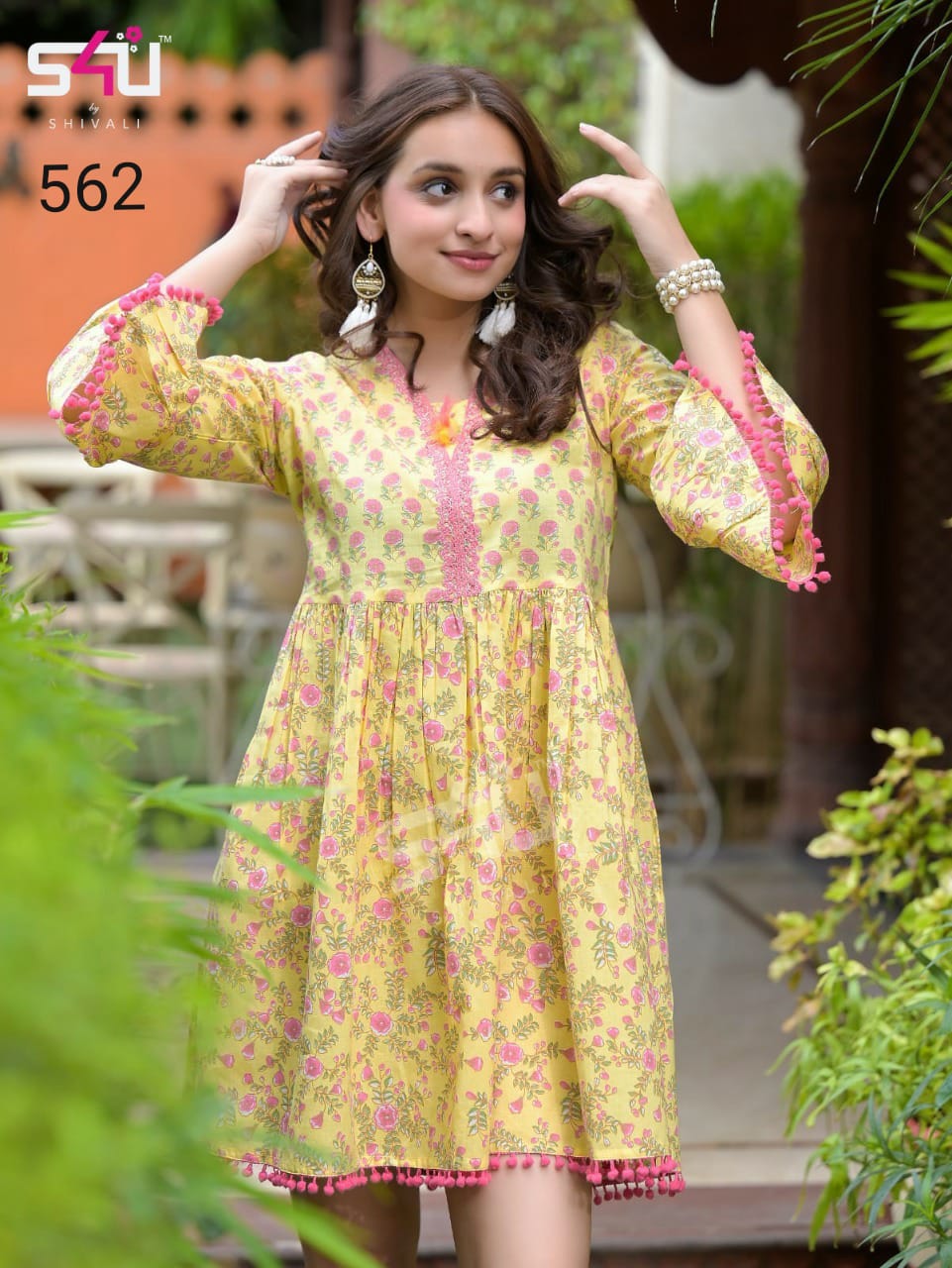 S4u 562 New Designer Party Wear Fancy Western Frock Collection